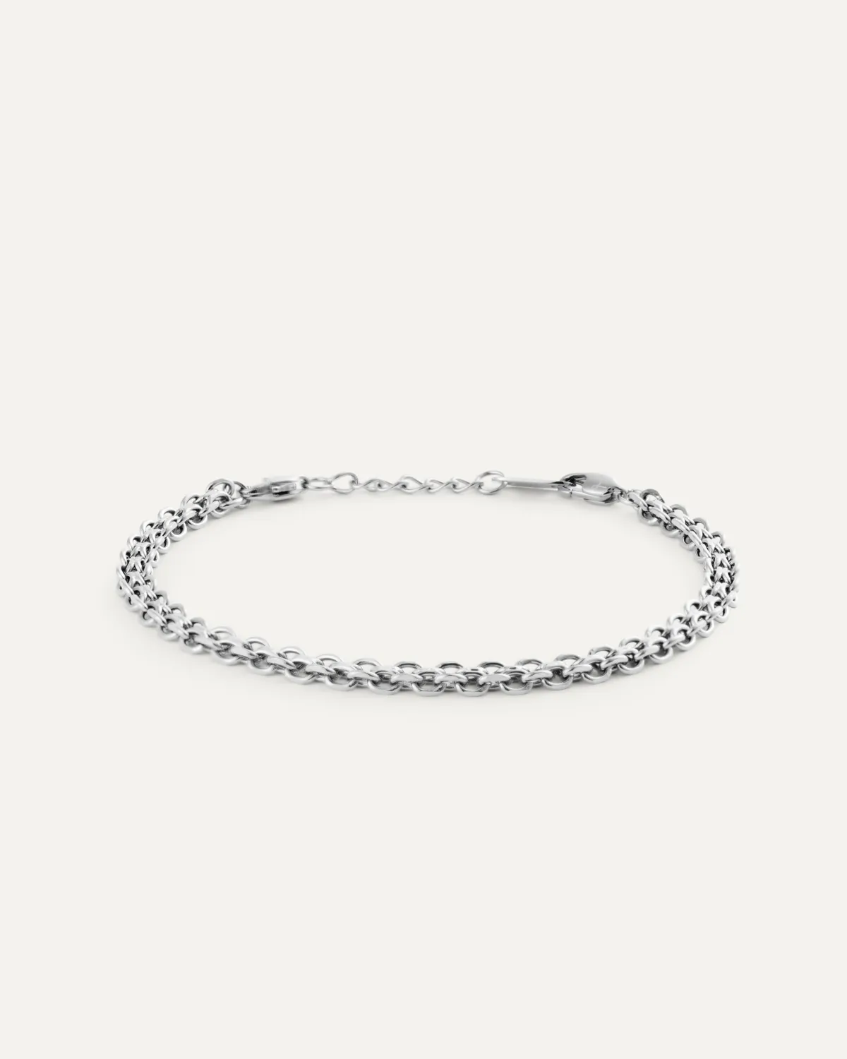 Mockberg Darling armbånd sølv klassisk lenke