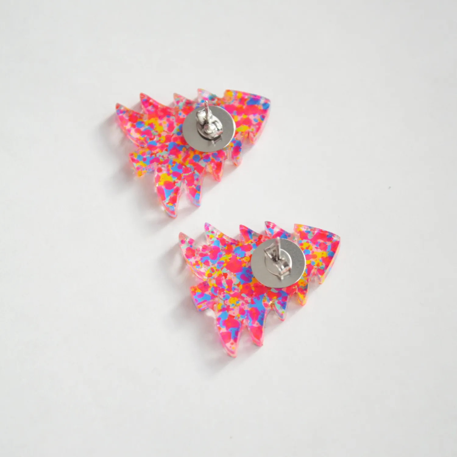 BooandBooFactory Christmas Tree studs akryl konfetti