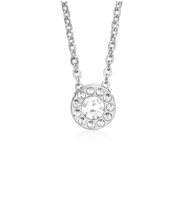 Blomdahl Brilliance Halo halskjede 40-46 cm crystal