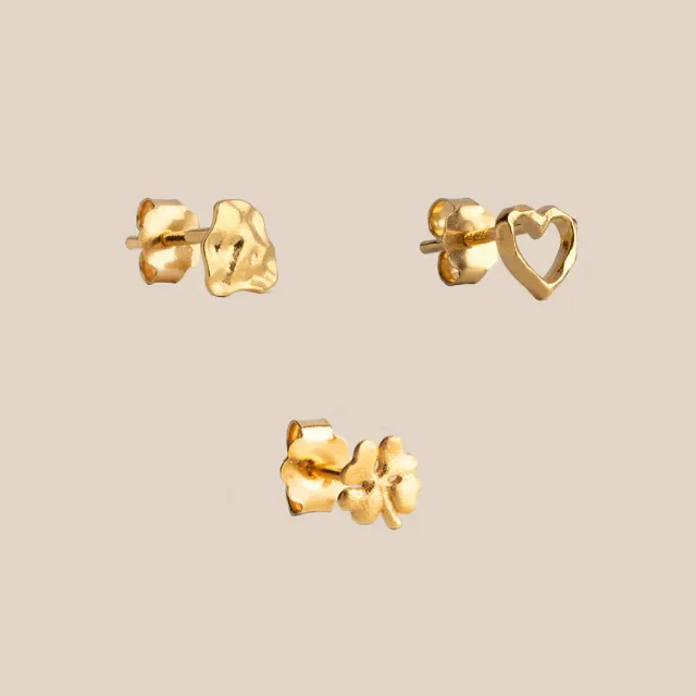 Enamel Everyday Stud Trio gavesett 3 par studs