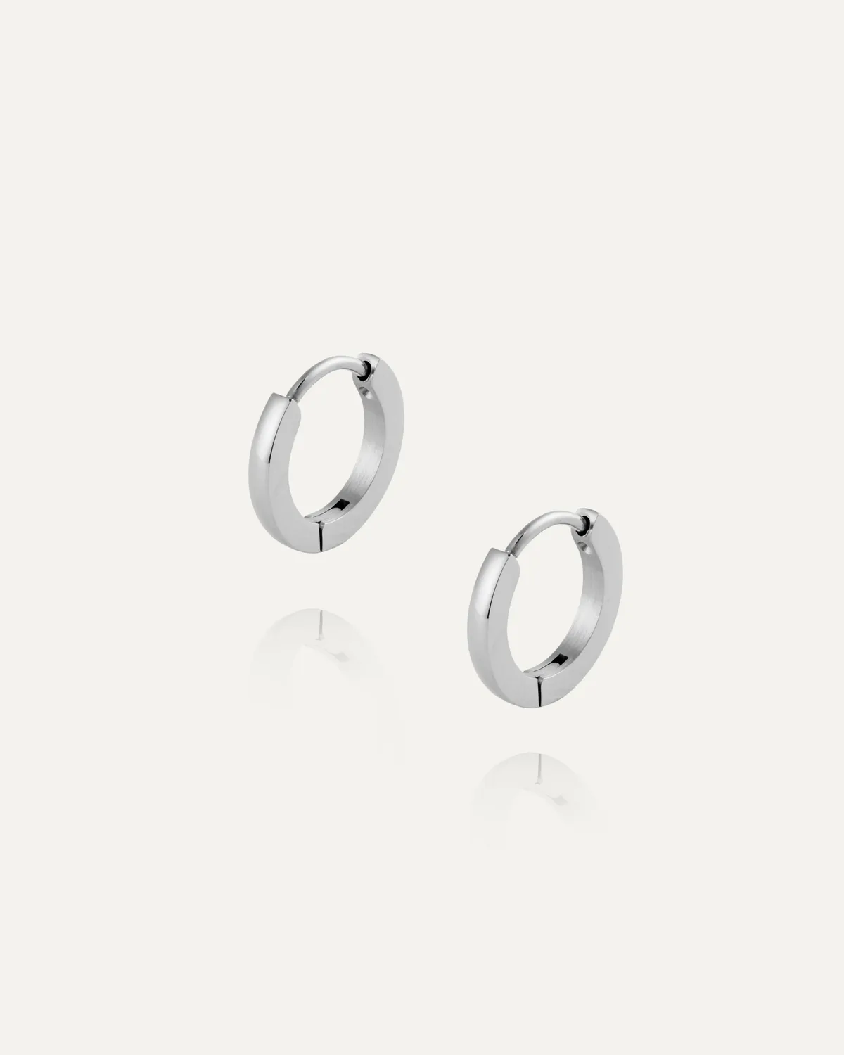 Mockberg Classic hoops small øredobber sølv 13 mm