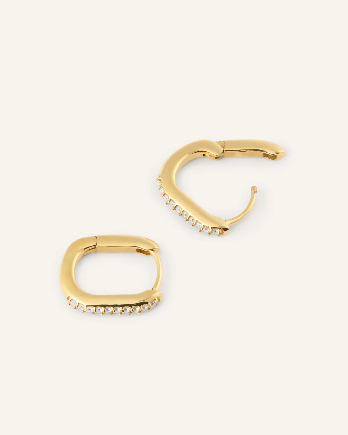 Mockberg Sparkle Small U-Hoops øredobber gull 15 mm