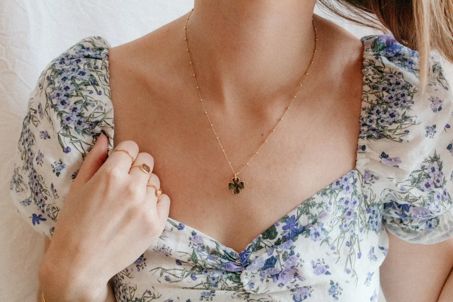 Eremis Amandine ring gullbelagt 18 karat