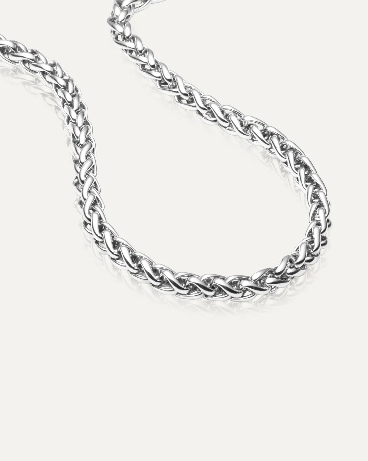 Mockberg Rebel Chain Necklace halskjede sølv 450 mm