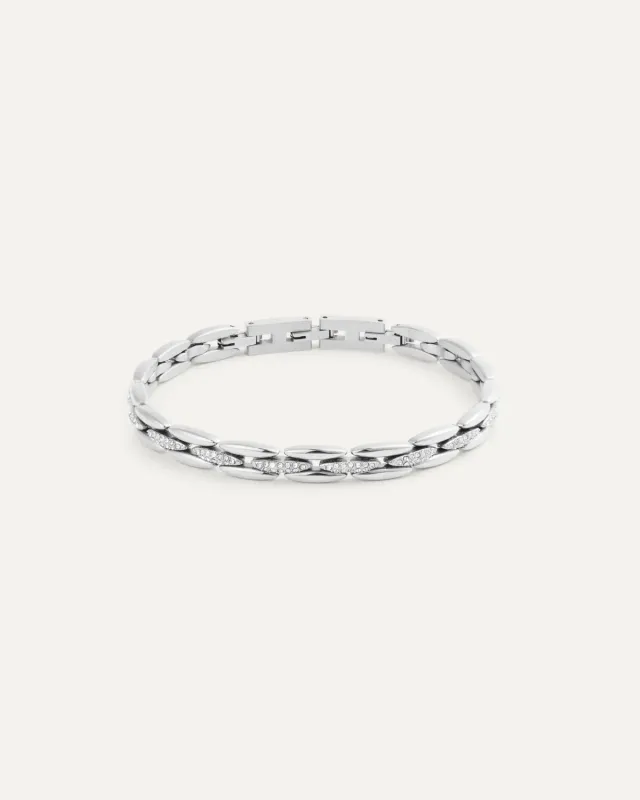 Mockberg Illume armbånd sølv Preciosa