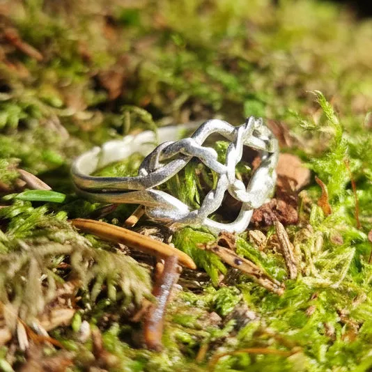 Kunstnerbonden Alv ring sølv rustikk