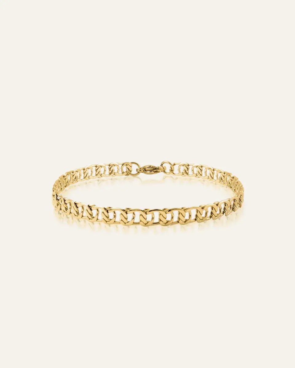 Mockberg Infinity Bracelet armbånd gull panser