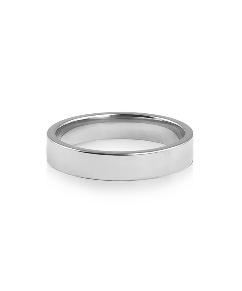 Blomdahl Plain ring titan glatt hudvennlig