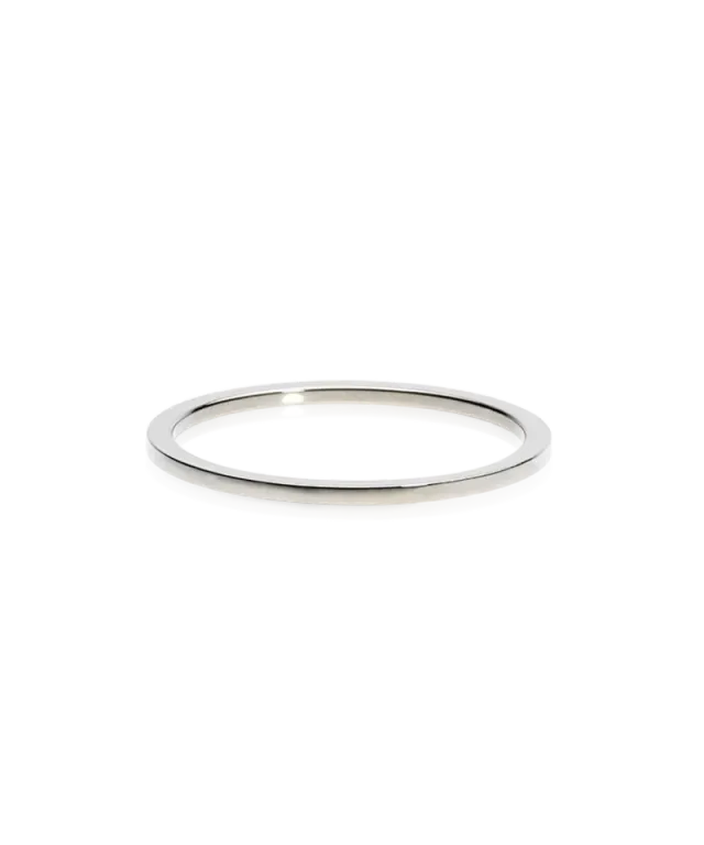 Blomdahl Cupped Plain Tiny ring 18 mm titan