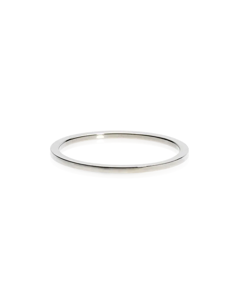 Blomdahl Cupped Plain Tiny ring 18 mm titan