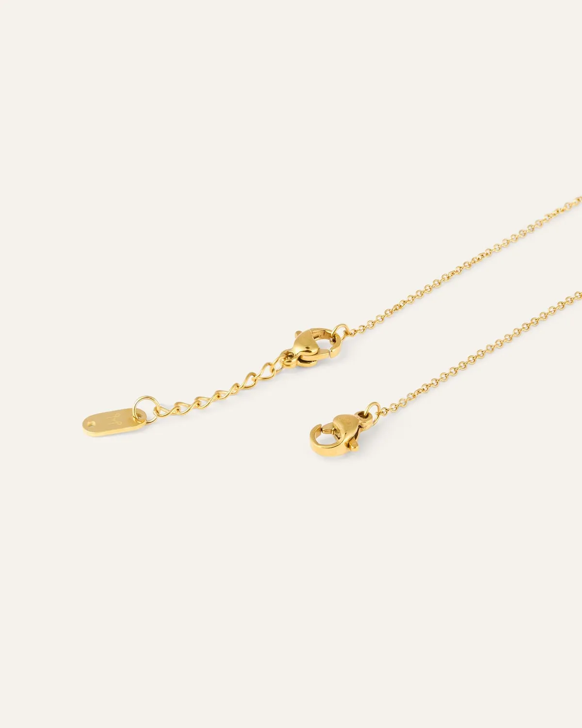 Mockberg Céleste Necklace halssmykke gull 40 cm zirconia