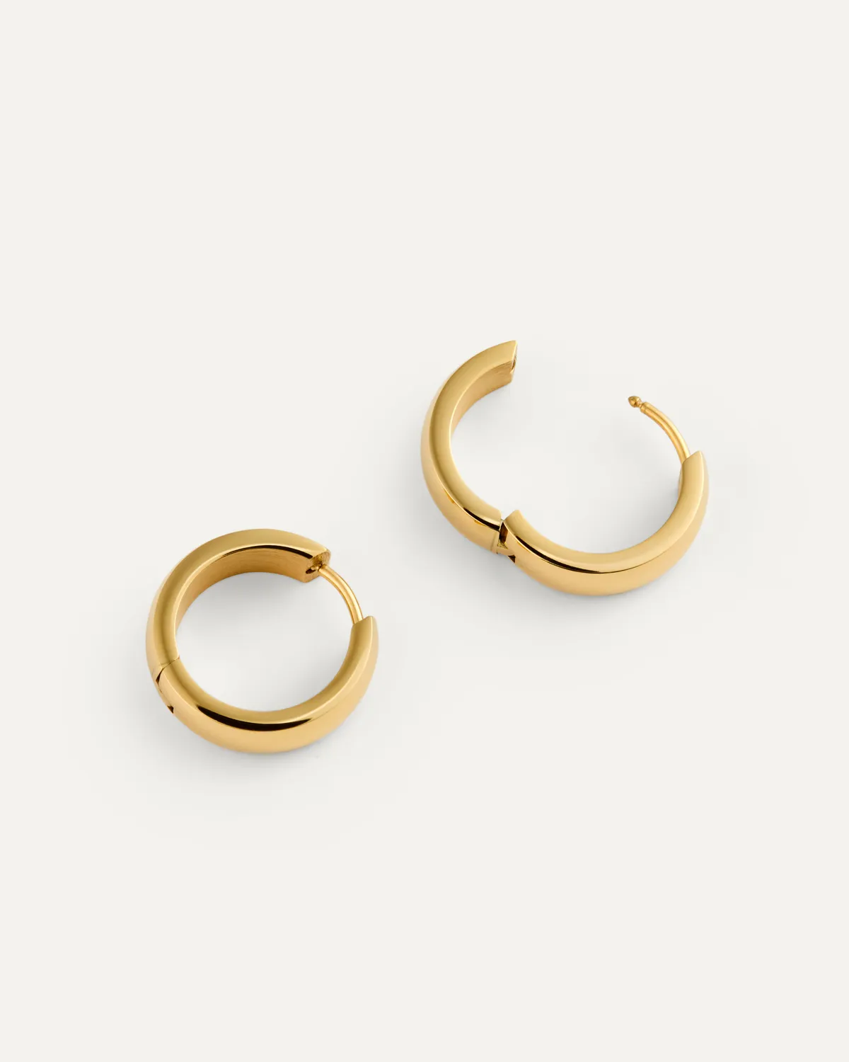 Mockberg Chunky Hoops Large øredobber 18 mm gull