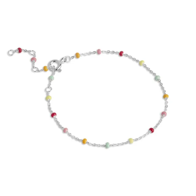 Enamel Lola Refined armbånd 15,5+2 cm rainbow