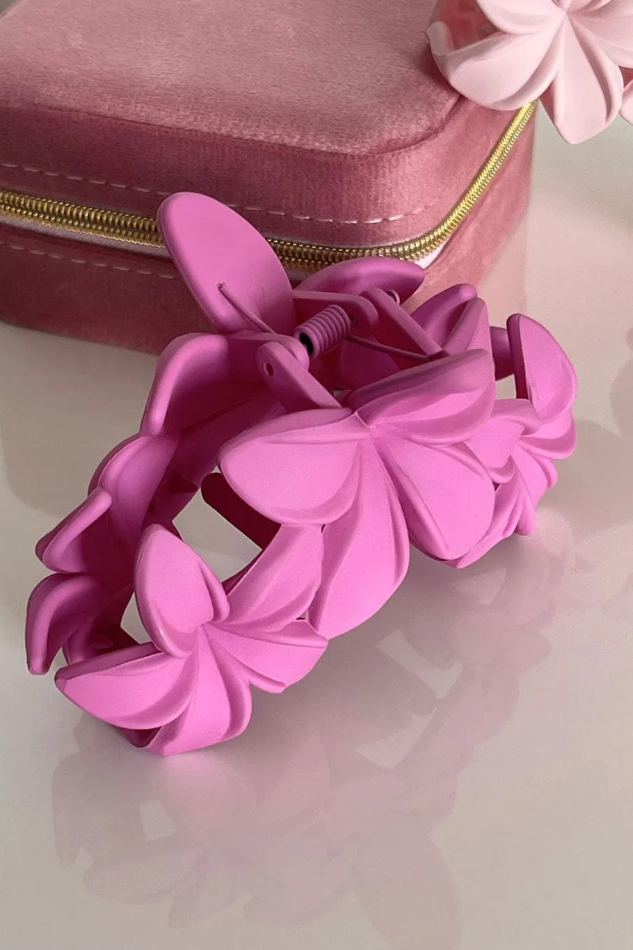 Mea Nani Flower hårklype rosa blomsterdesign