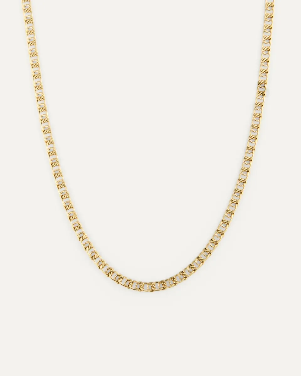 Mockberg Infinity Necklace halskjede gull 400+50 mm vanntett