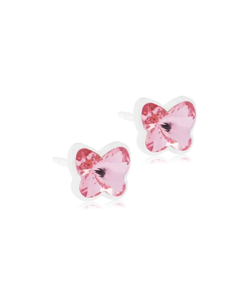 Blomdahl Butterfly øredobber light rose 5 mm plast nikkelFri