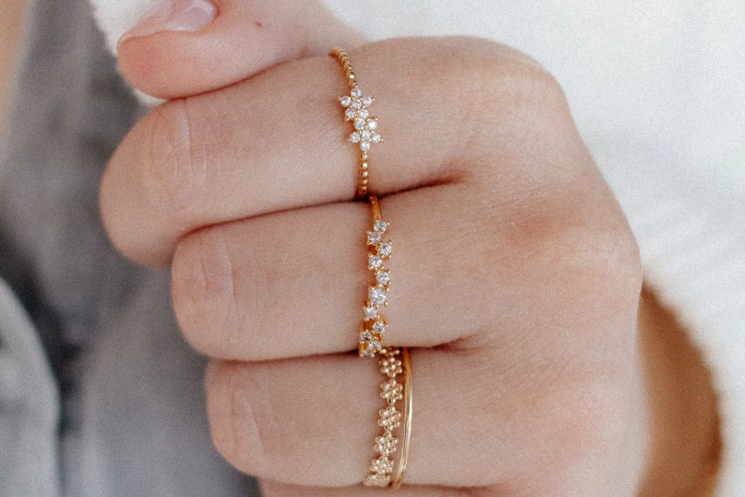 Eremis Camilla ring gull med zirkonia