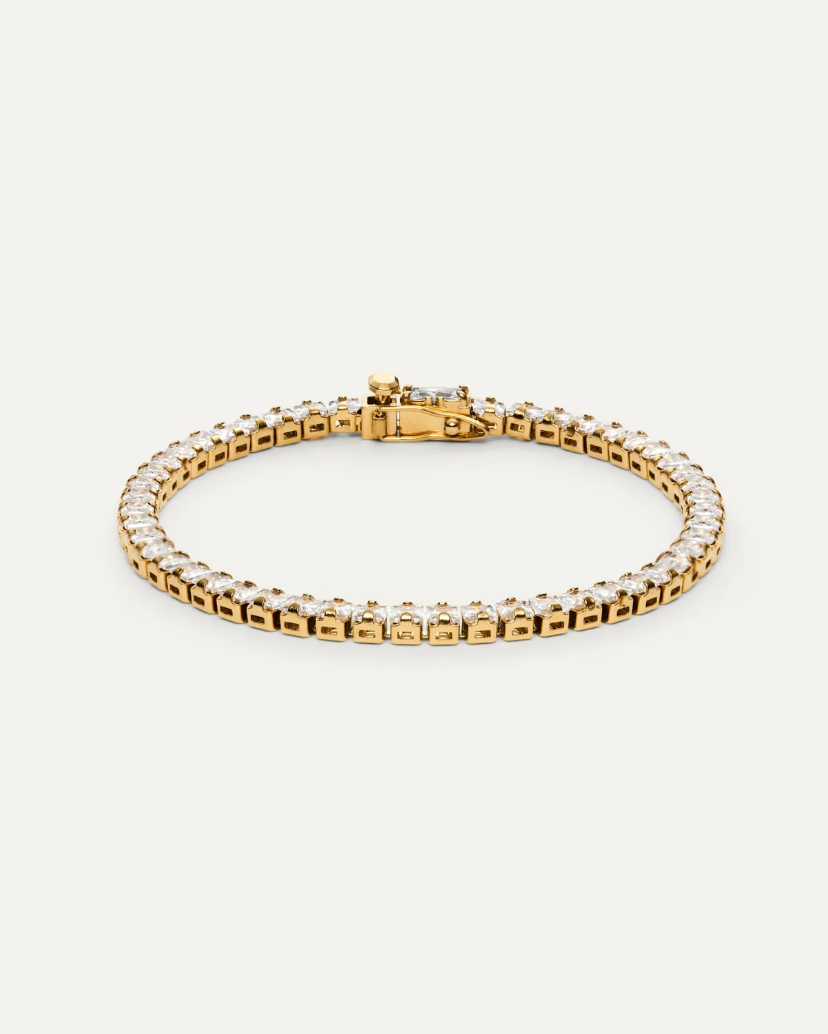 Mockberg Margaux armbånd gull zirkonia 150 mm