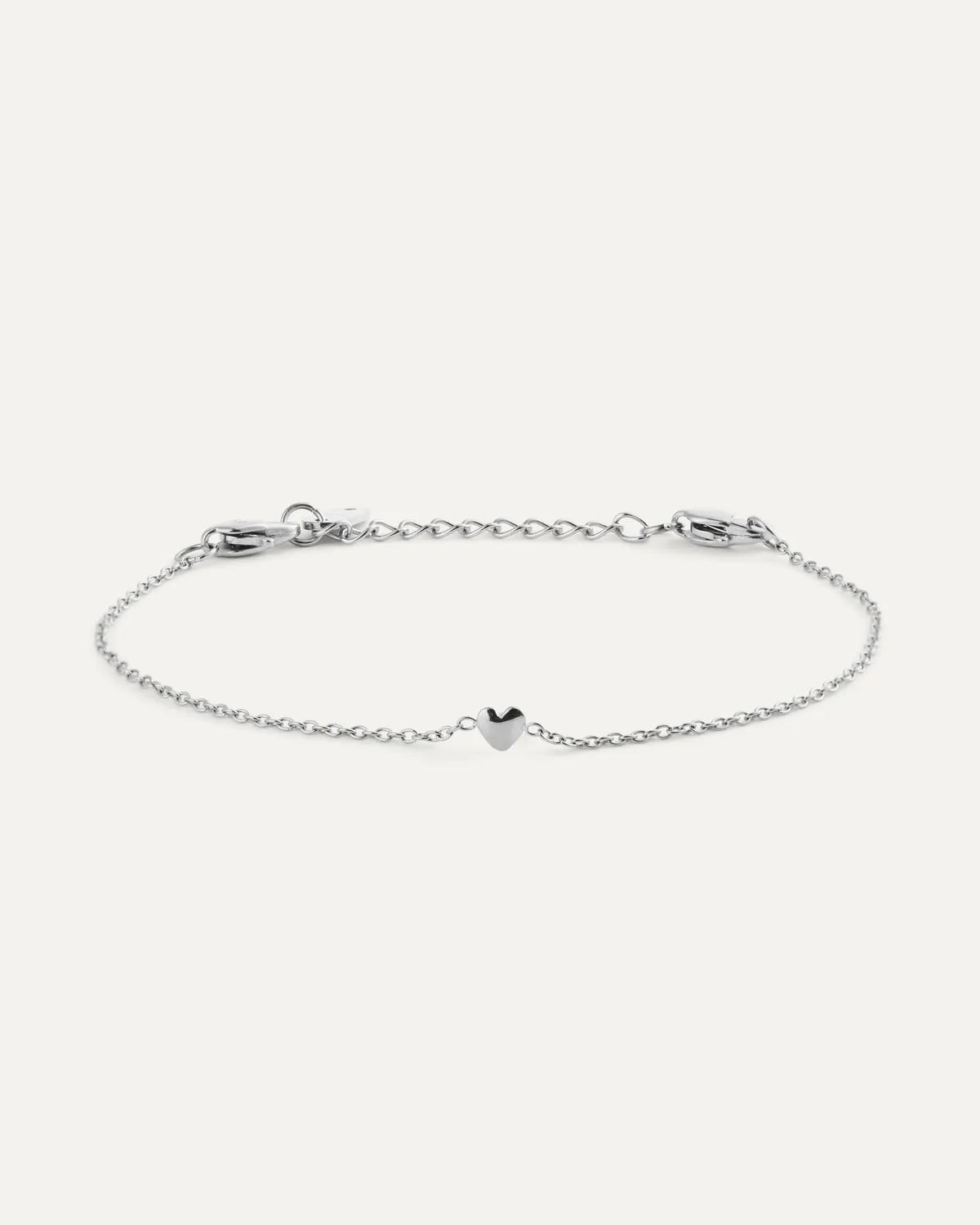 Mockberg Sweetheart armbånd sølv hjerte Small