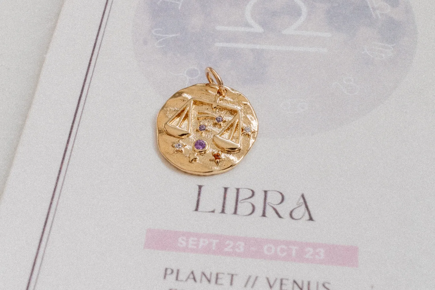 Eremis Astro Libra charm 15 mm stjernetegn