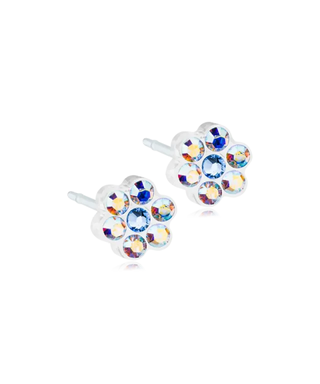 Blomdahl Daisy øredobber 5 mm rainbow/alexandrite nikkelfrie