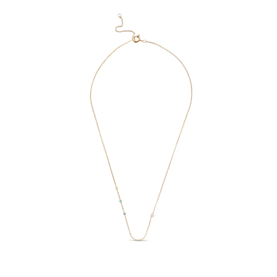 Enamel Copenhagen Lola Simple kjede gull Citrus Sky 38+4 cm