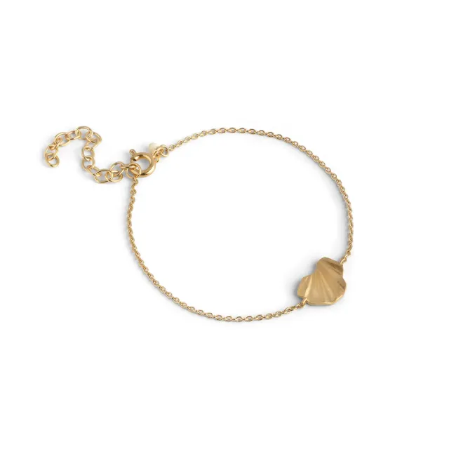 Enamel Wave armbånd gull 15+4 cm messing