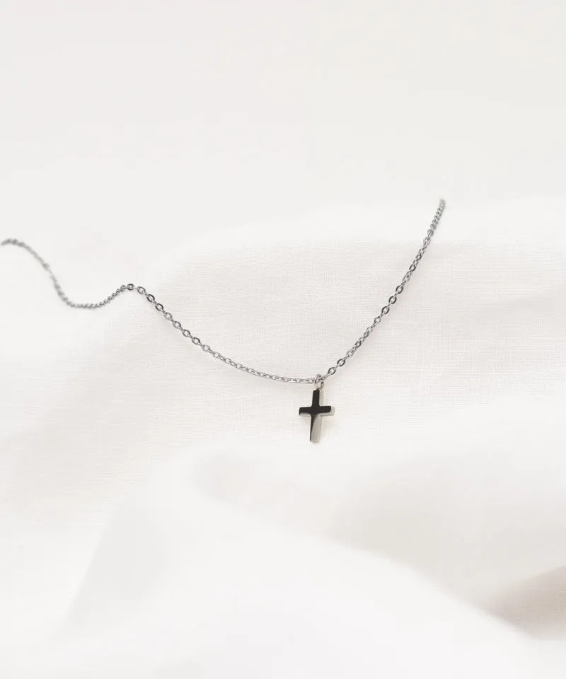 Blomdahl Plain Cross anheng sølv 11 mm
