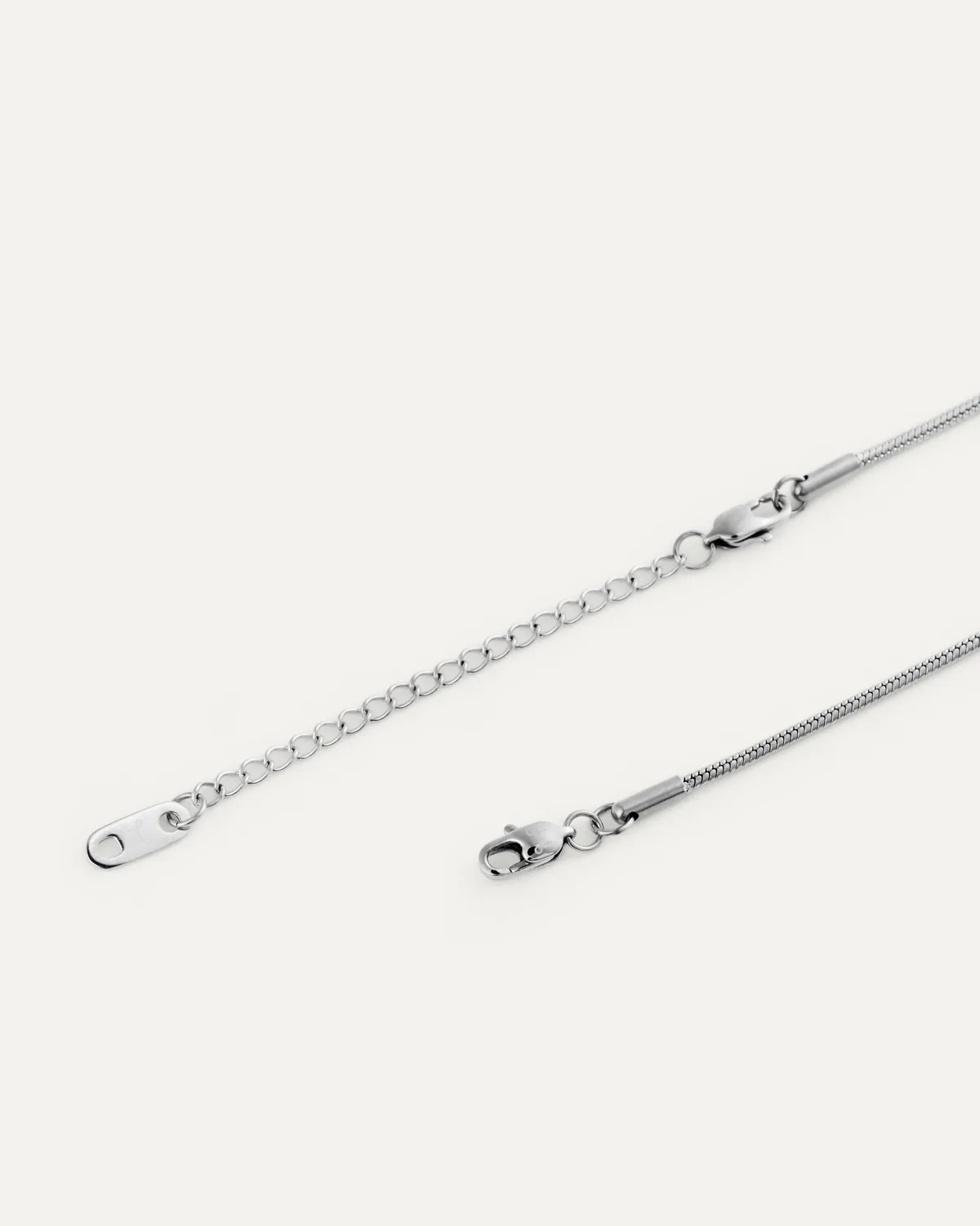 Mockberg Snake Chain halskjede sølv 1,5 mm