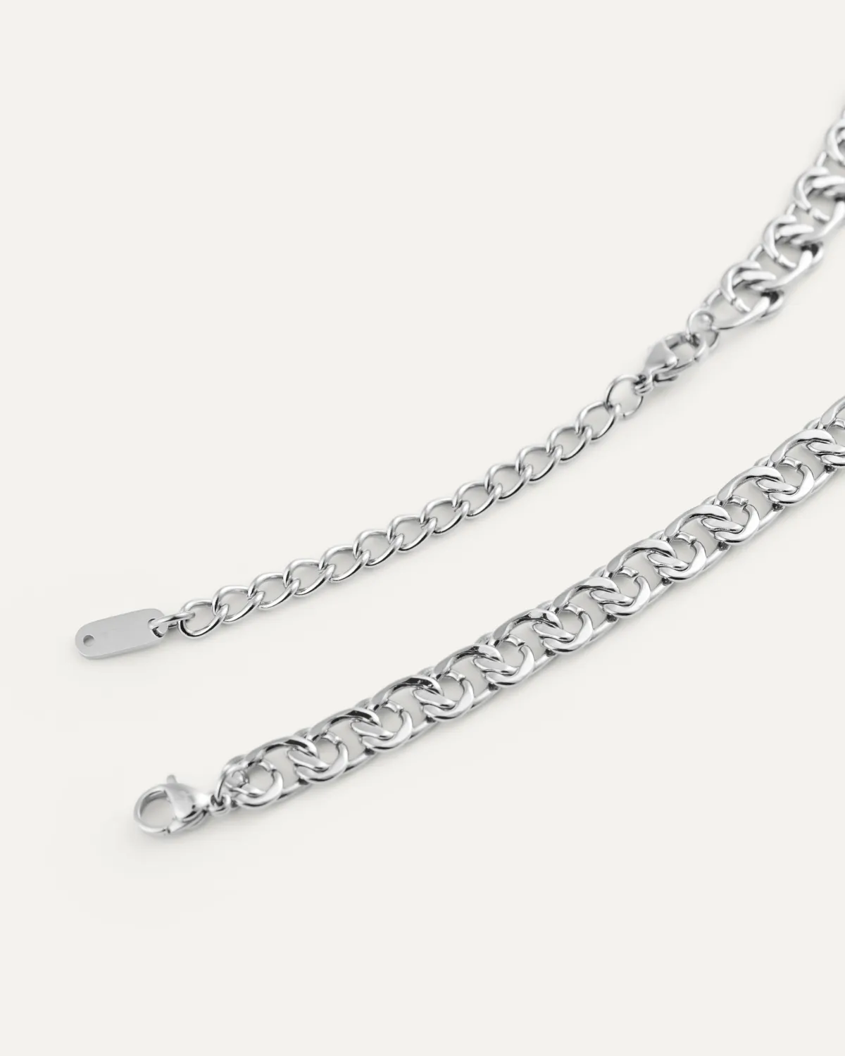 Mockberg Infinity Grand Necklace halskjede sølv 450 mm