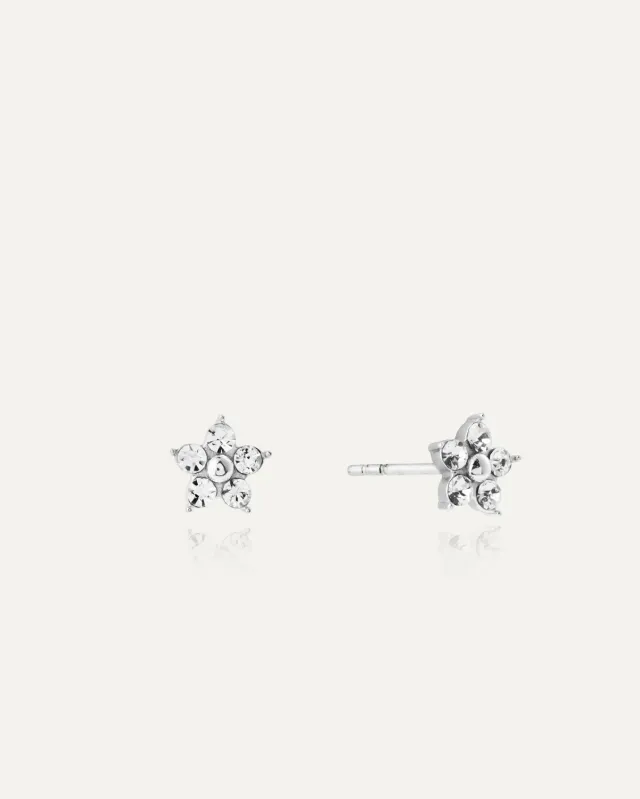 Mockberg Flora Studs øredobber sølv blomst