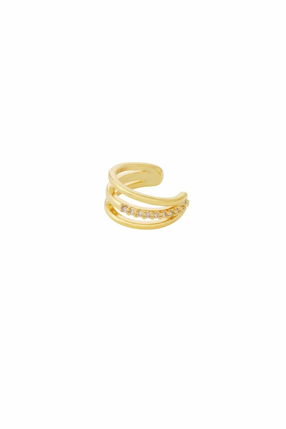 Mea Nani Jewellery Trio Shine ear cuff zirkona