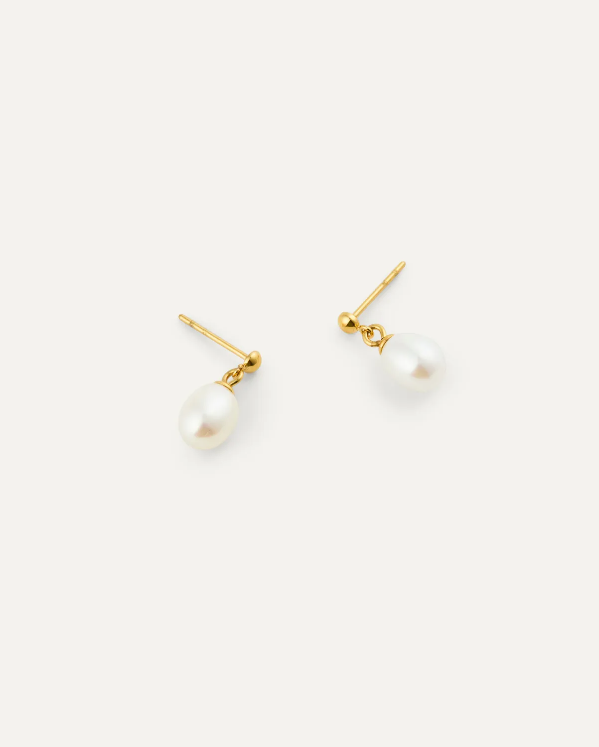 Mockberg Aura Pearl øredobber gull perle