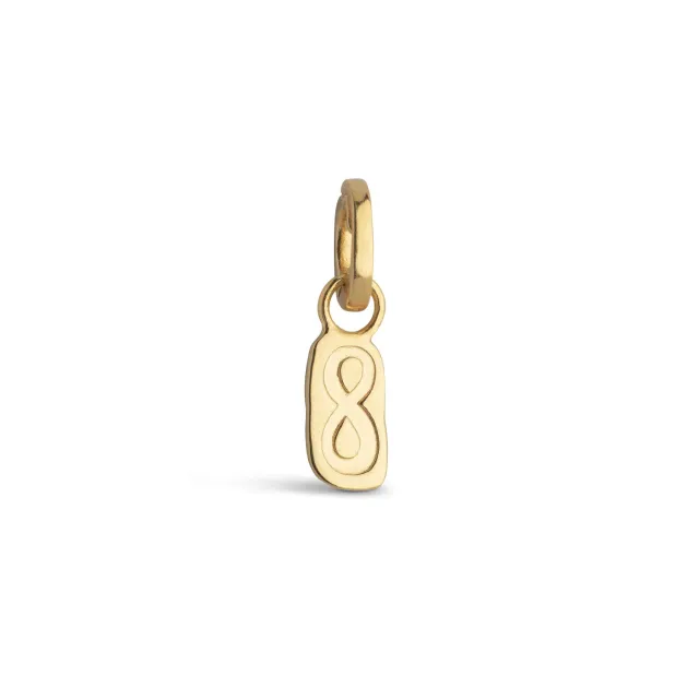 ENAMEL Copenhagen Endless Infinity charm 8,5 mm gull