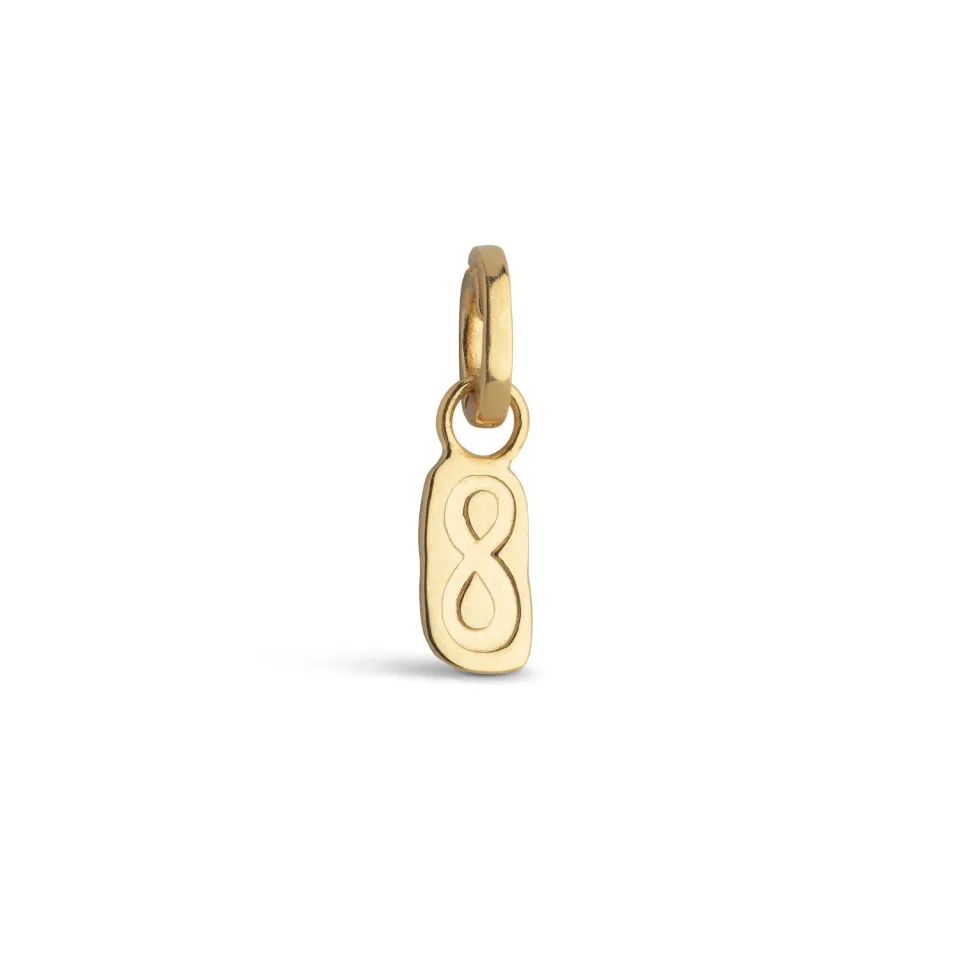 ENAMEL Copenhagen Endless Infinity charm 8,5 mm gull