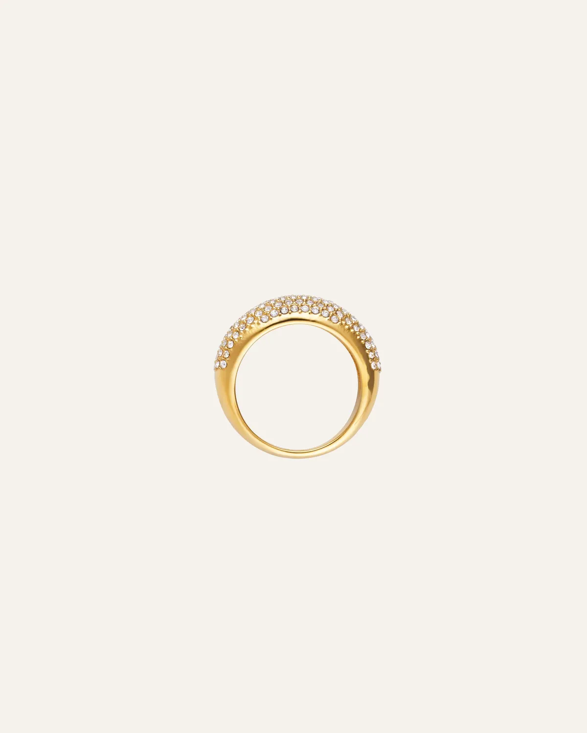 Mockberg Treasure 54 ring gull med zirkonia