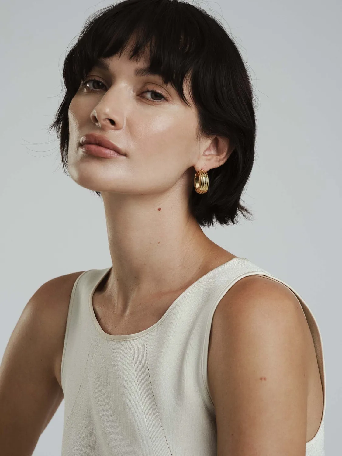 Mockberg Edge Ribbed hoops gull 24 mm