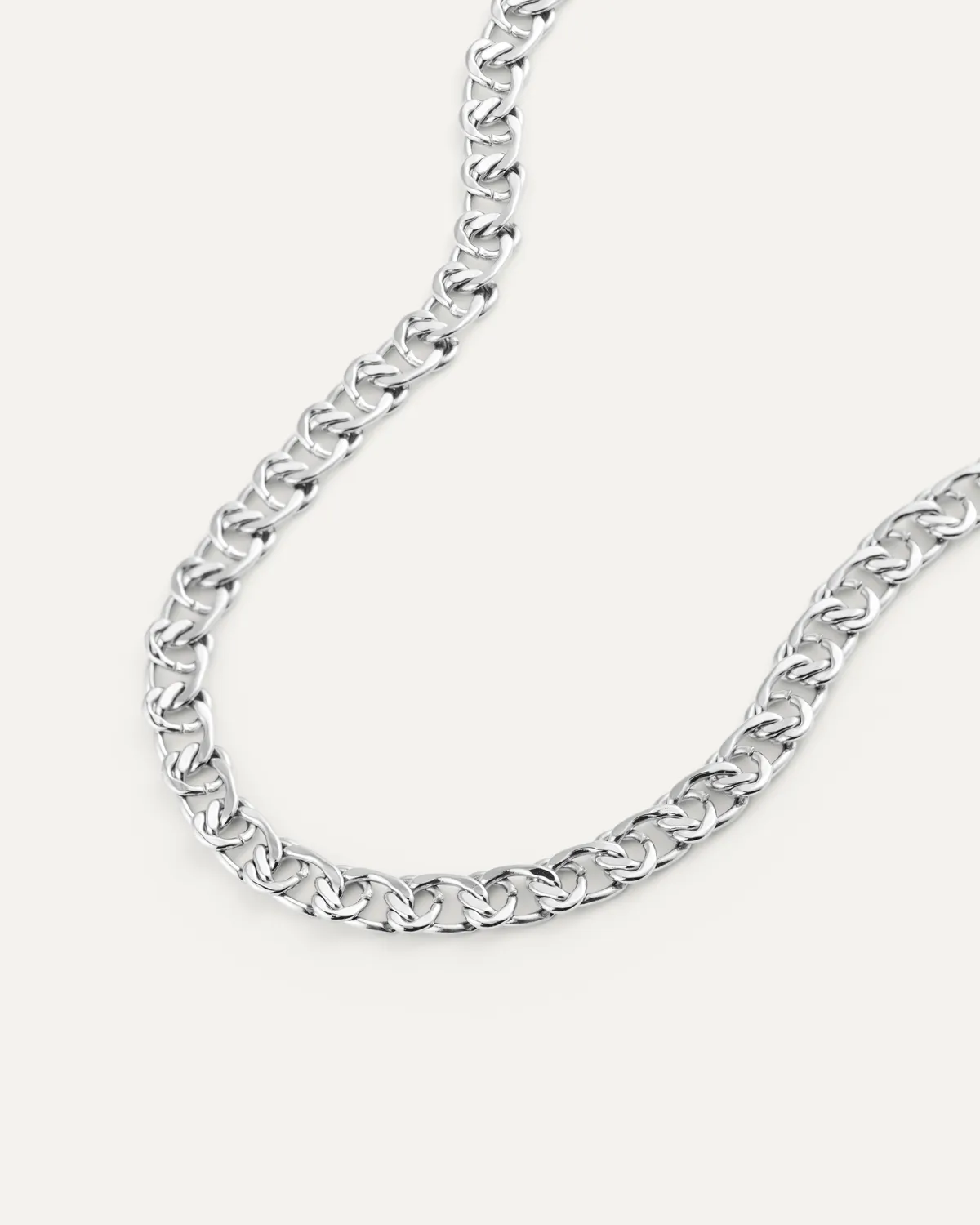 Mockberg Infinity Grand Necklace halskjede sølv 450 mm