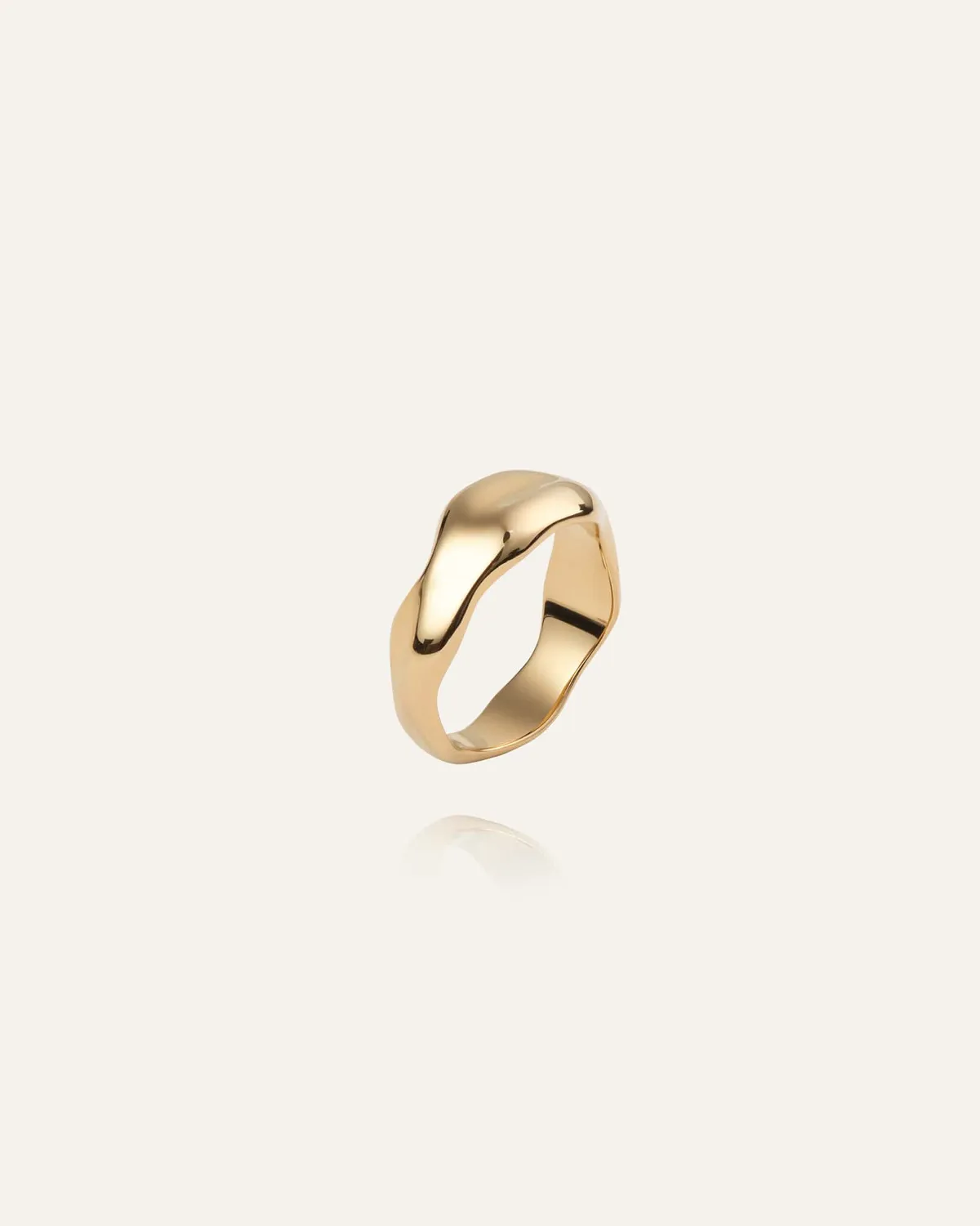 Mockberg Wavy Bolded ring gull bølget