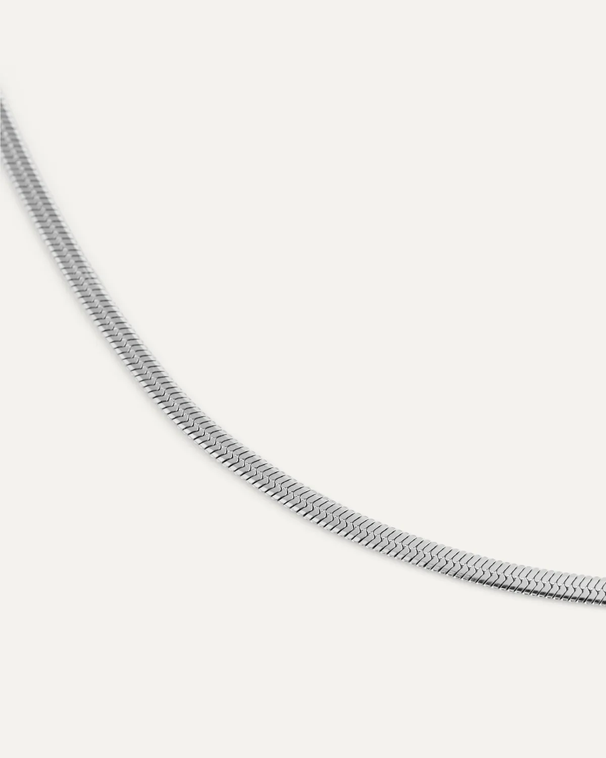 Mockberg Thin Snake Medium armbånd sølv 170 millimeter