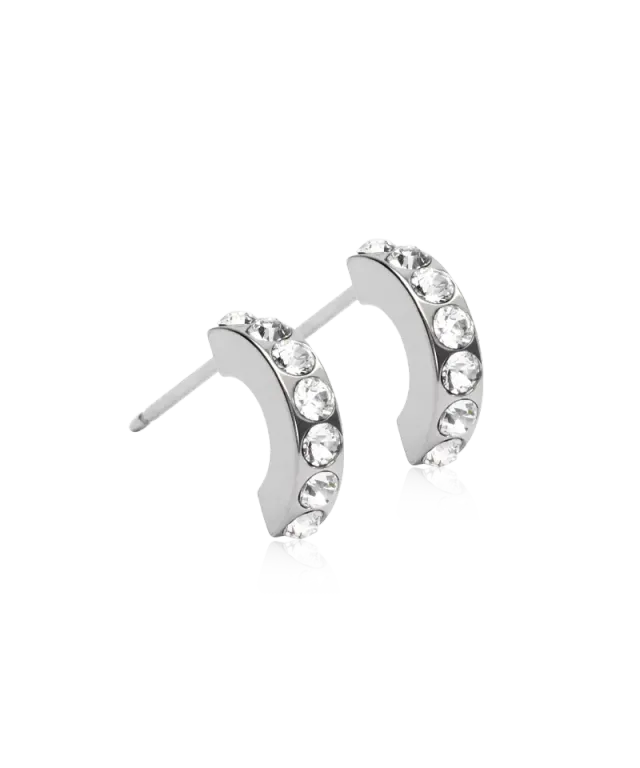 Blomdahl Pendant Brilliance Curved øredobber crystal 10 mm