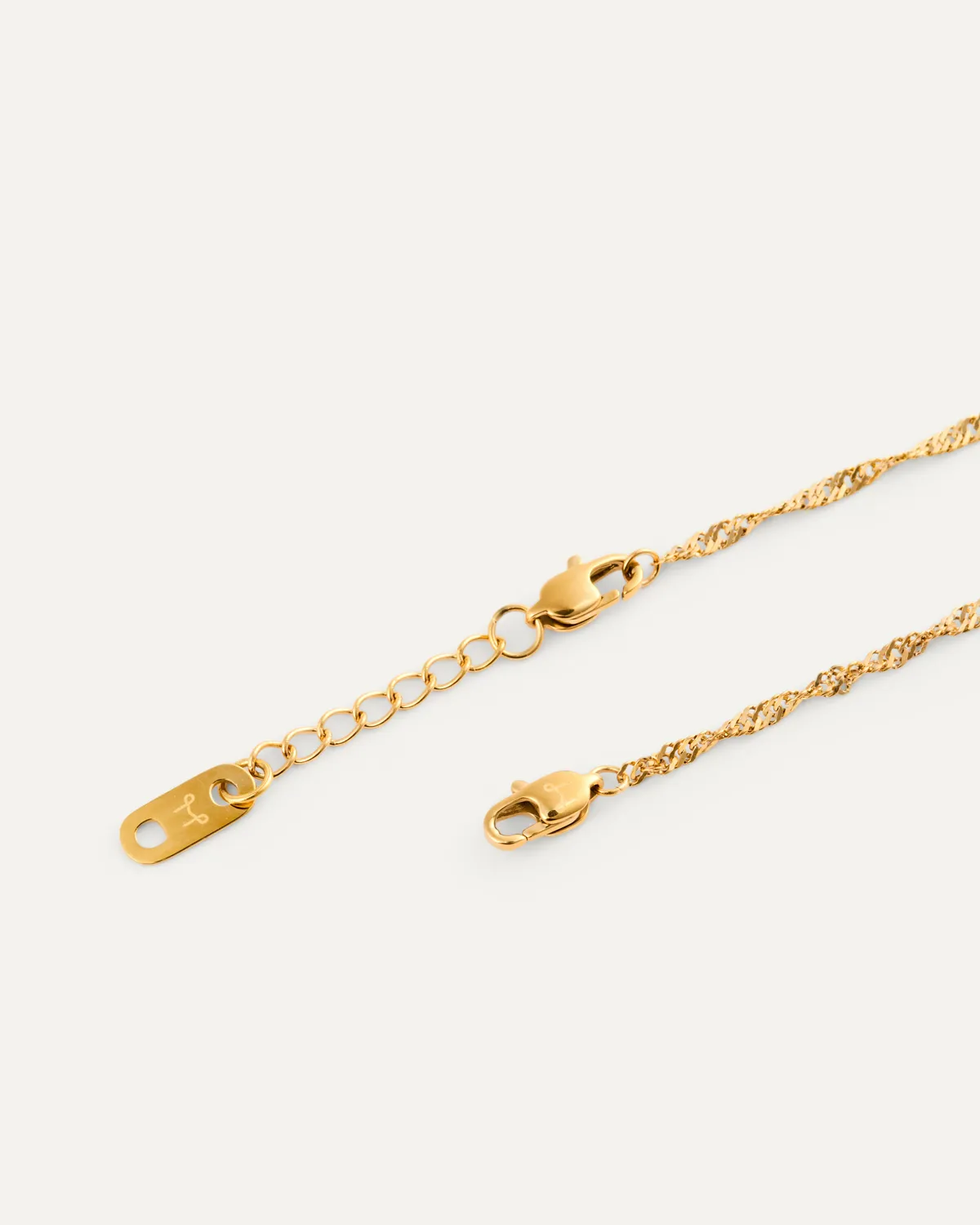 Mockberg Twirl armbånd gull Medium 170 mm
