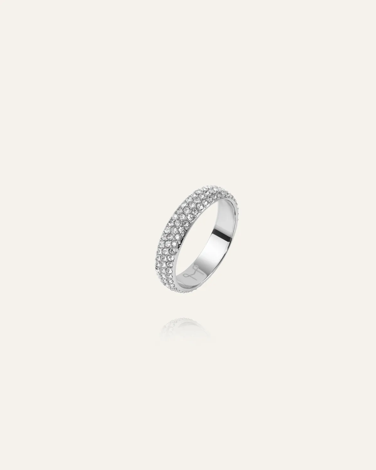 Mockberg Amour Ring sølv zirkonia vattentett