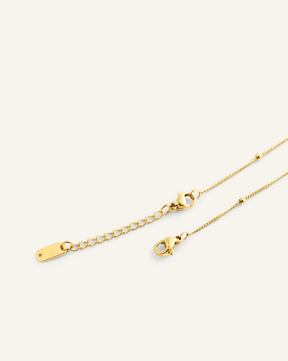 Mockberg Beaded Chain armbånd gull kulelenke Small