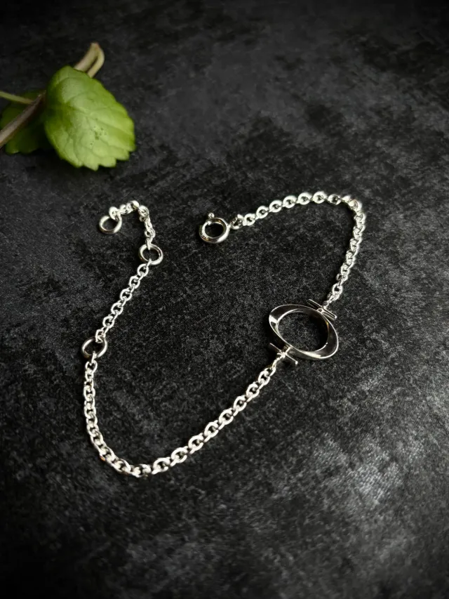 Sivia Femina armbånd sølv 15-19 cm