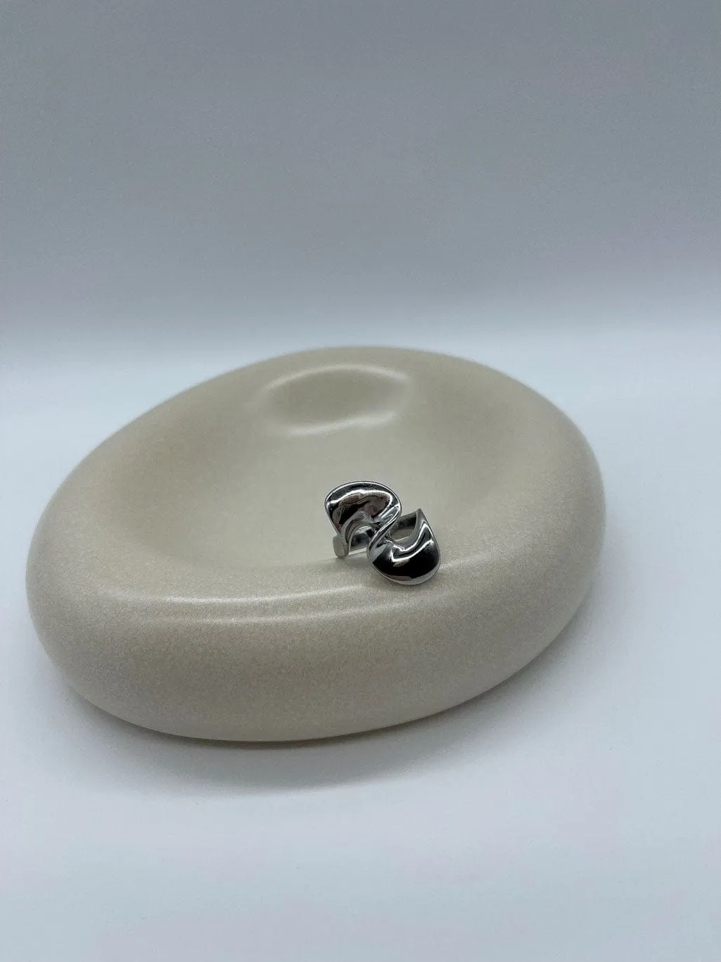 Mea Nani Swirl Ring sølv kirurgisk stål nikkelfri