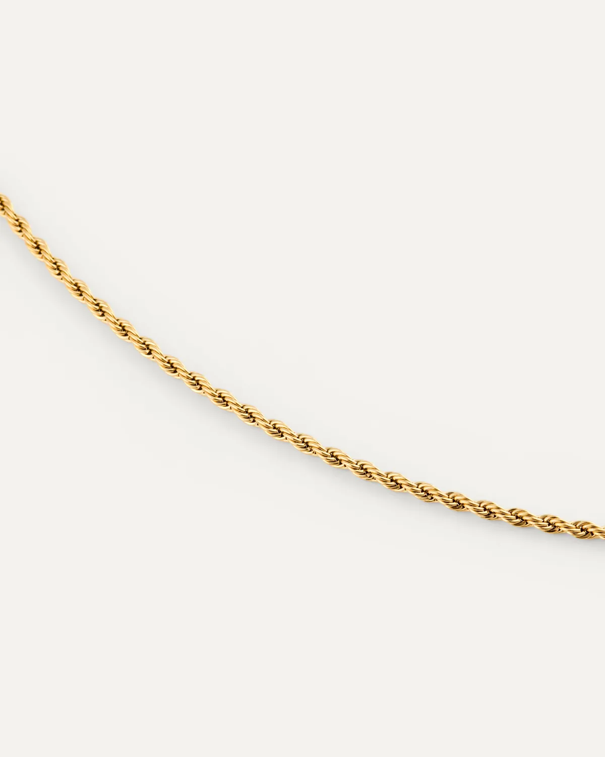 Mockberg Thin Rope Bracelet armbånd gull vanntett
