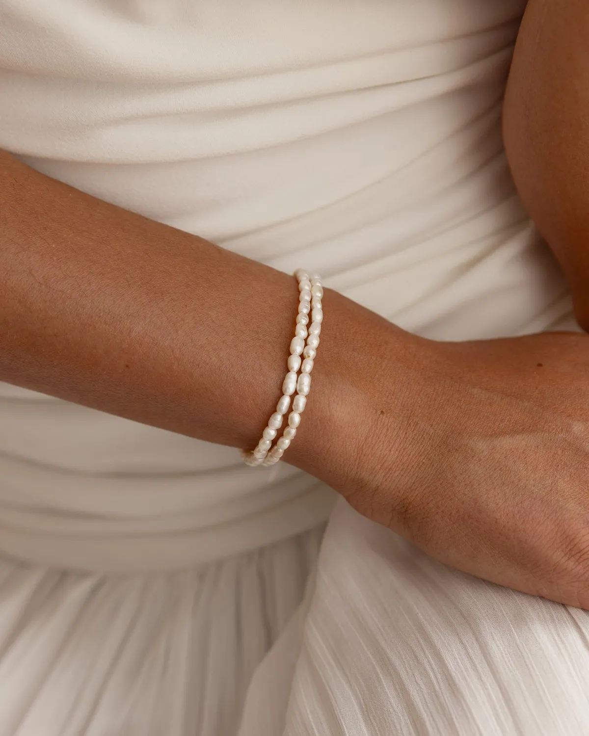 Mockberg Pearl Bracelet perlearmbånd ferskvannsperler