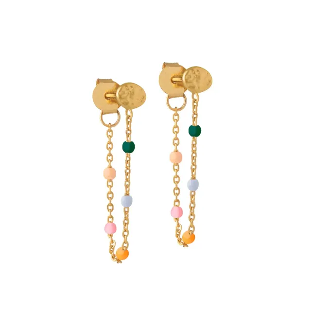 Enamel Lola øredobber dreamy 30 mm emalje