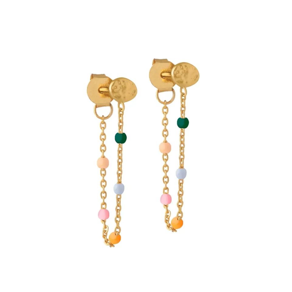 Enamel Lola øredobber dreamy 30 mm emalje